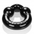 Oxballs Ultraballs Cock Rings - Black, Clear - 2 Pack