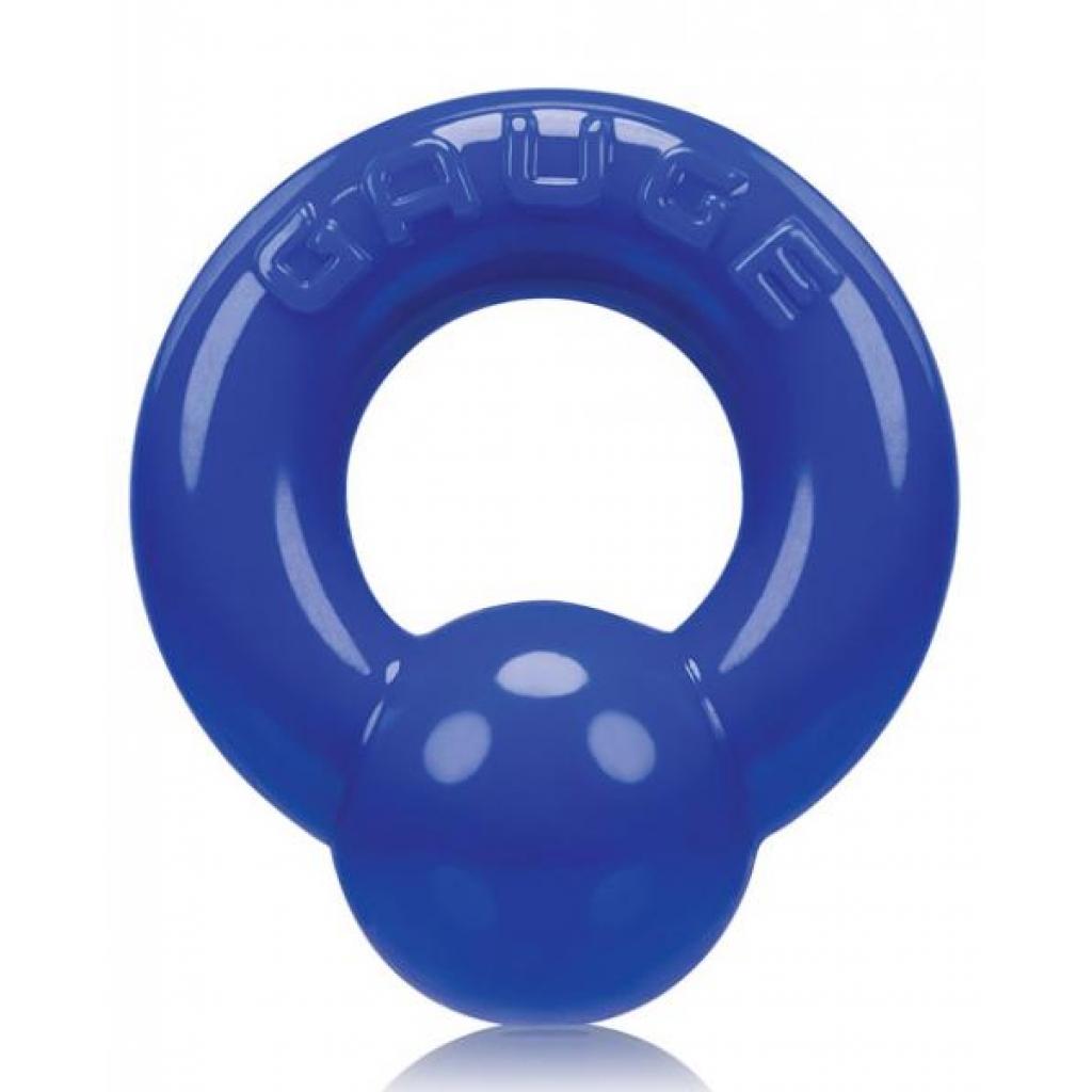 Oxballs Gauge Cock Ring Police Blue - Blue Ox Designs