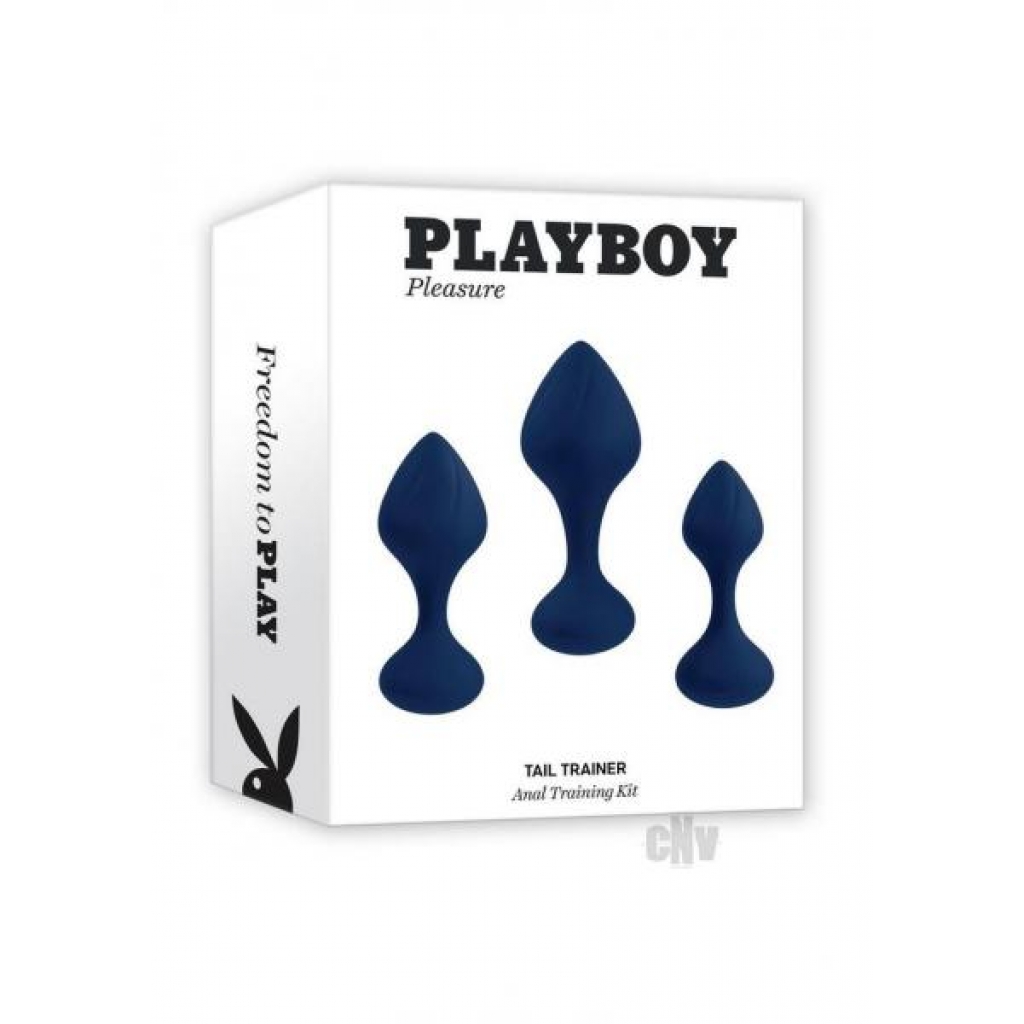 Playboy Tall Trainer Navy - Comprehensive Anal Training Experience