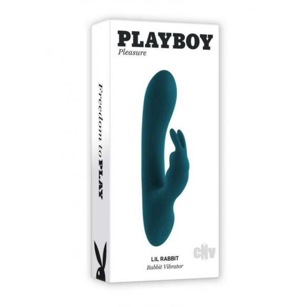 Playboy Lil Rabbit Compact Vibrator - Teal