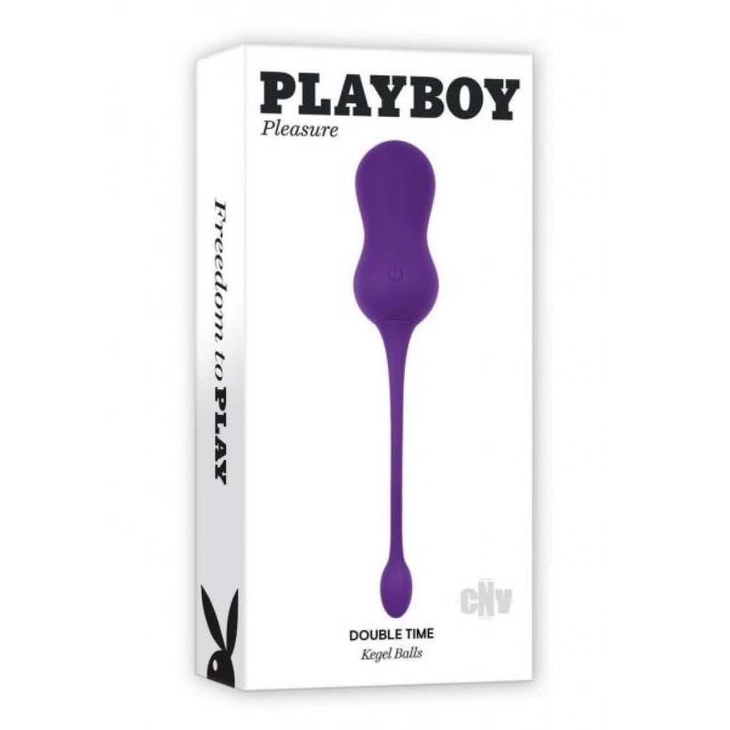 Playboy Double Time Vibrating Kegel Balls - Strengthen and Stimulate