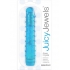 Juicy Jewels Aqua Crystal Vibrator Waterproof Blue - Pipedream