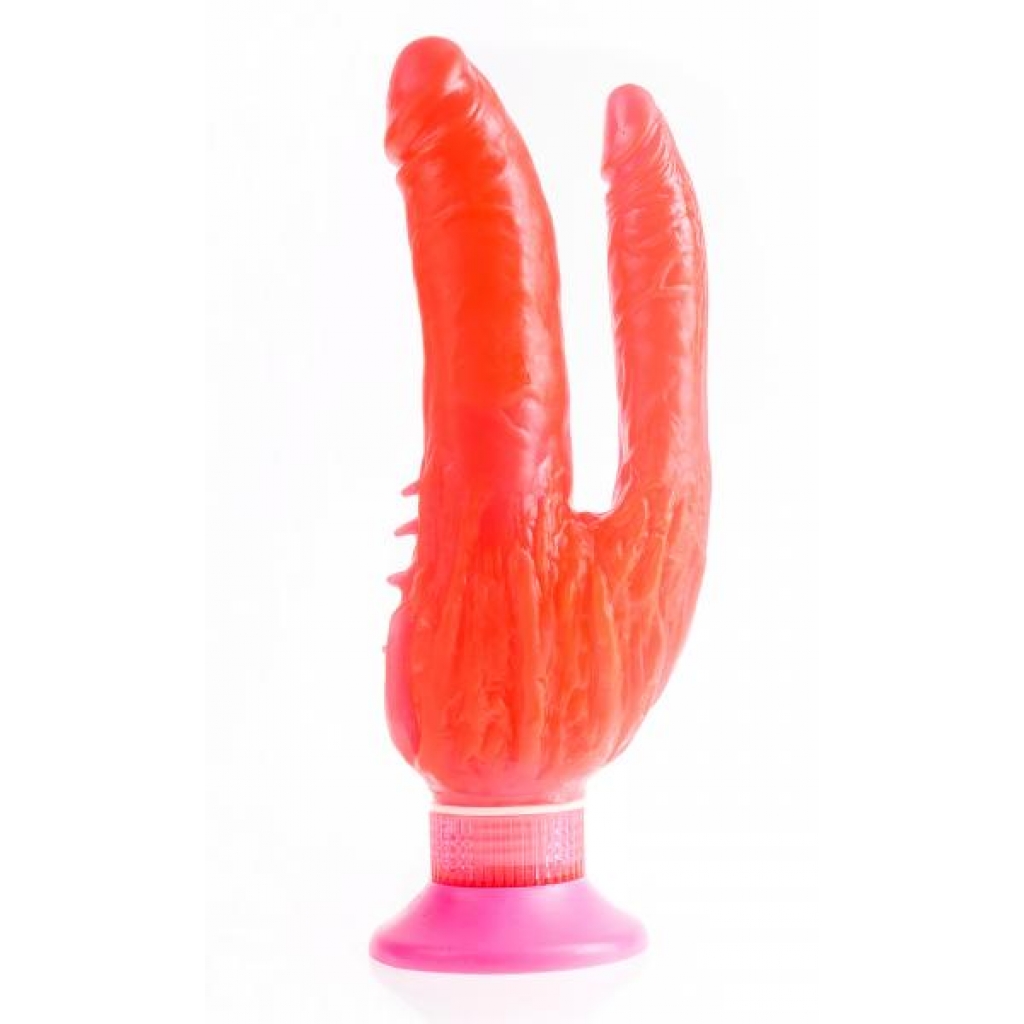 Waterproof Wall Bangers Double Penetrator Pink - Pipedream