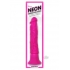 Neon Luv Touch Wall Banger Pink Vibrating Dildo - Pipedream 