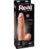 Real Feel Deluxe No 11 Vibrating Dildo - Beige 11 Inch