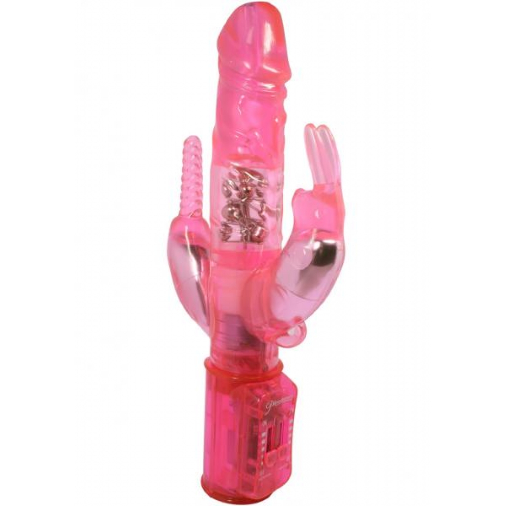 Total Ecstasy Triple Stimulator Pink Vibrator