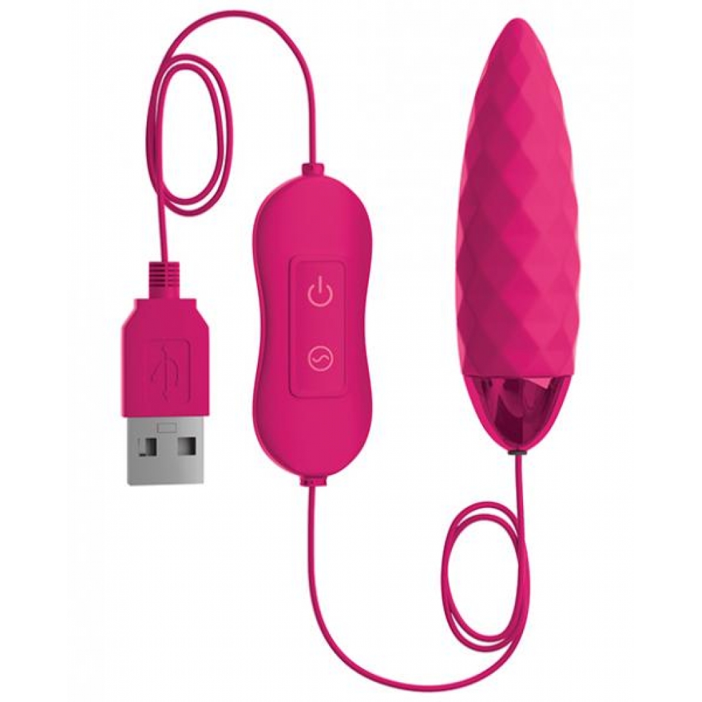 OMG! BULLETS  #FUN USB Powered Bullet Vibrator Fuchsia - Pipedream