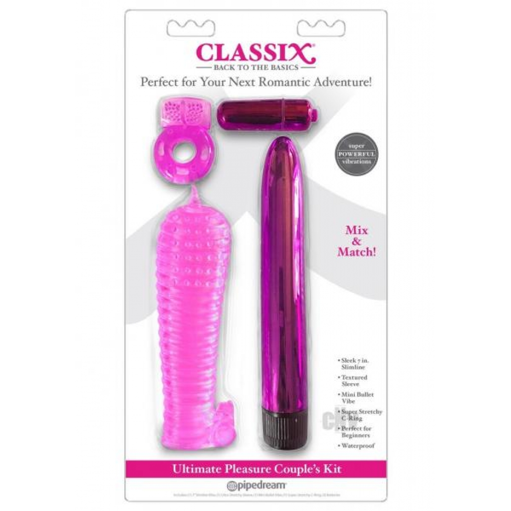 Classix Ultimate Pleasure Couples Kit Pink - Pipedream