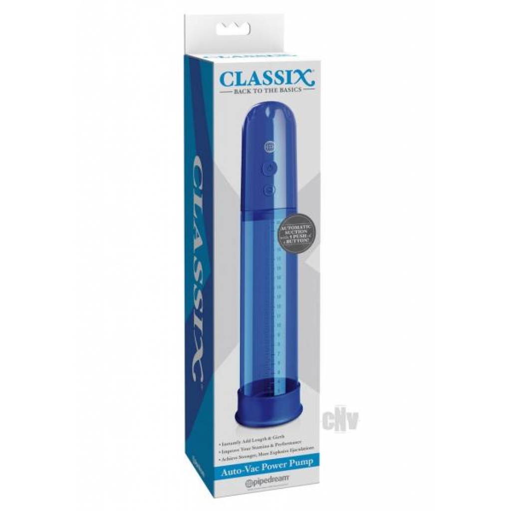 Classix Auto Vac Power Pump Blue