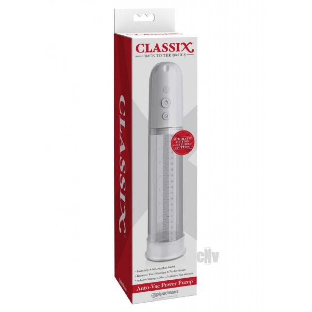 Classix Auto Vac Power Pump - White