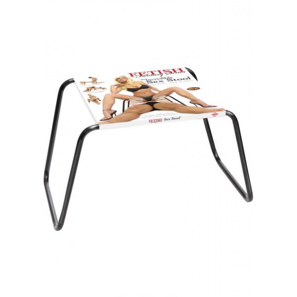 The Incredible Sex Stool Metal Black - Pipedream