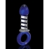 Icicles No. 81: Elegant Blue Glass Massager