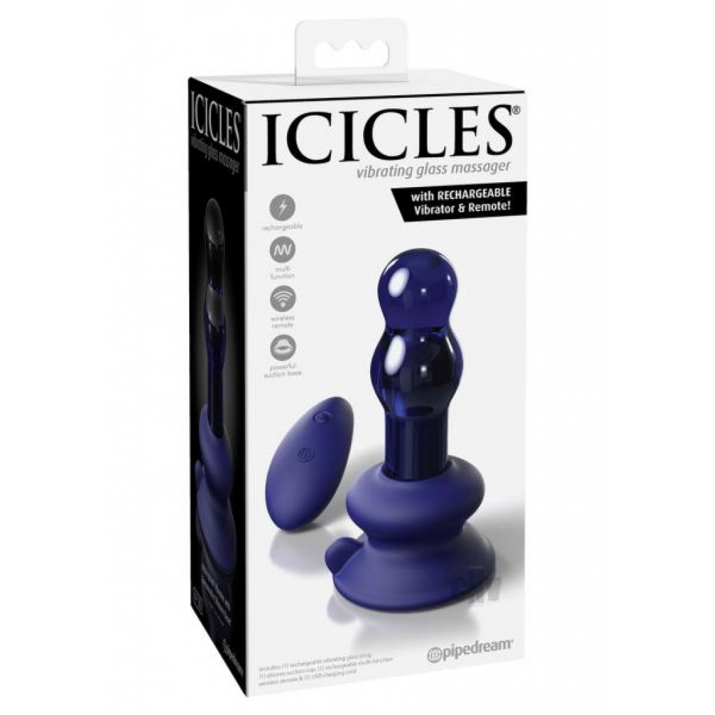 Icicles No. 83 Multi-Function Vibrating Glass Plug