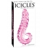 Icicles No 24 Glass Dong 6 Inches - Pink - Pipedream