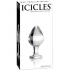 Icicles No 25 Glass Anal Plug - Clear