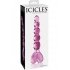 Icicles No 43 Pink Glass Beaded Massager - Pipedream