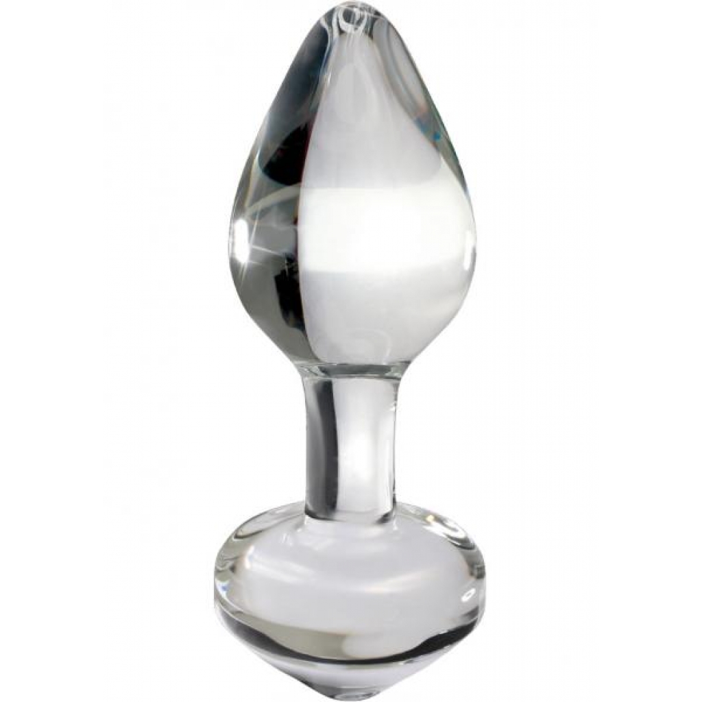 Icicles No 44 Glass Anal Plug 2.5 Inch - Clear  - Pipedream