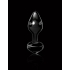 Icicles No 44 Glass Anal Plug Black  - Pipedream