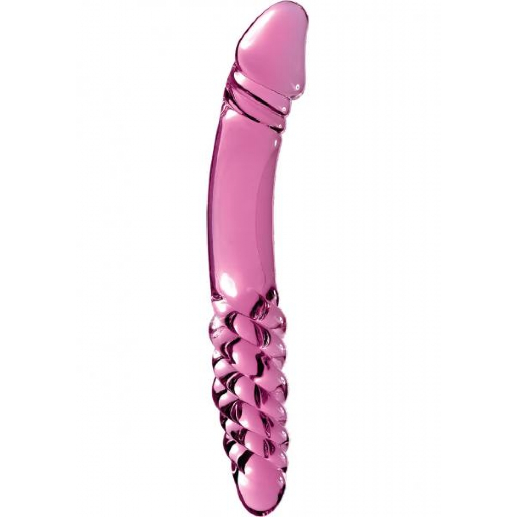 Icicles No 57 Glass Double Dildo Pink - Pipedream