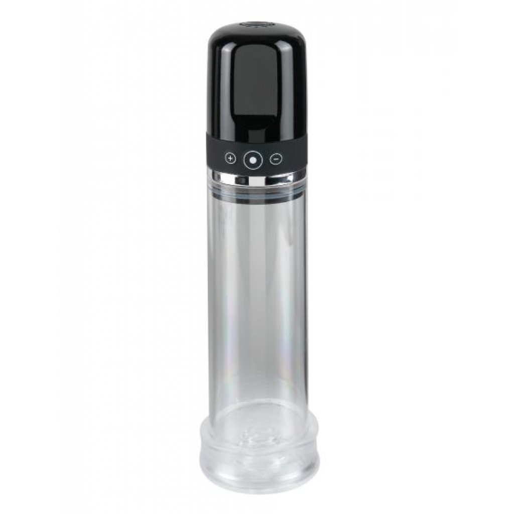 Rechargeable 3-Speed Auto-Vac Penis Pump - Black