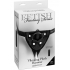 Fetish Fantasy Adjustable Vibrating Plush Harness in Black