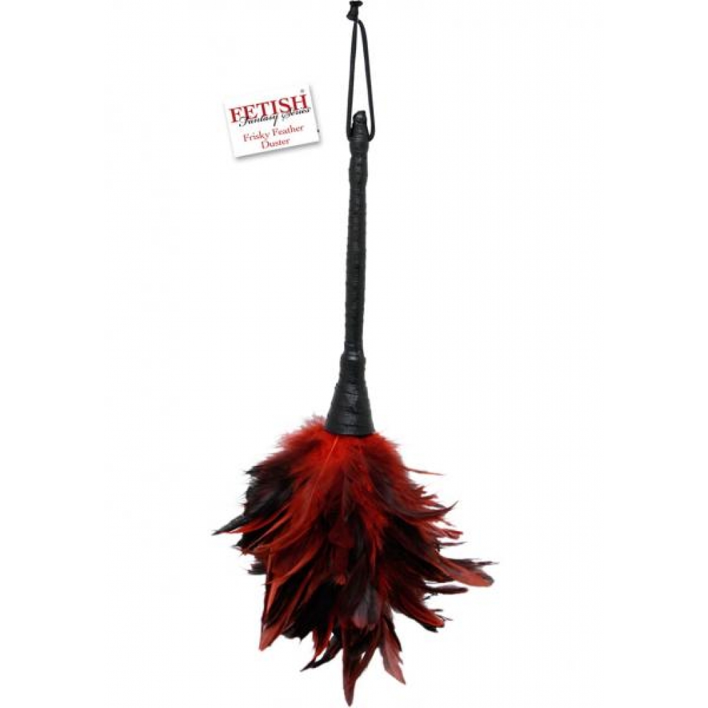 Fetish Fantasy Frisky Feather Duster Red - Pipedream