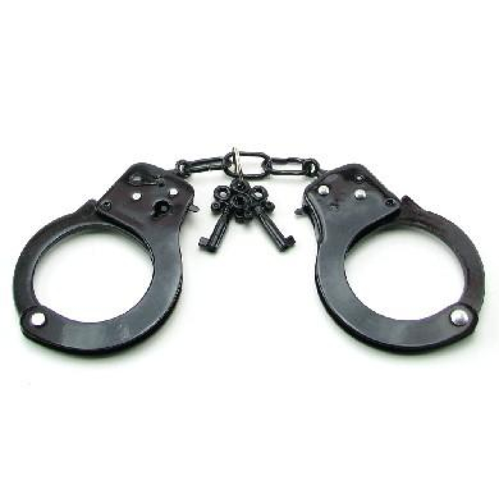 Fetish Fantasy Designer Metal Handcuffs - Black - Pipedream