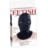 Black Zipper Face Hood