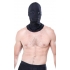 Black Zipper Face Hood