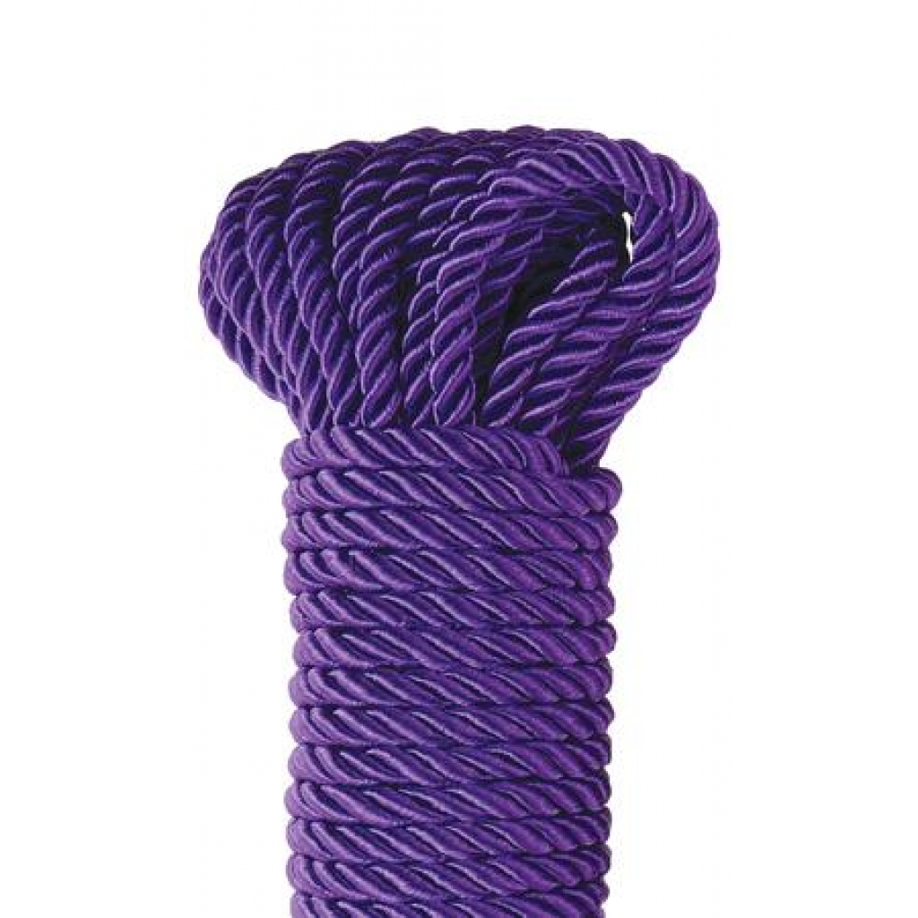 Fetish Fantasy Series Deluxe Silky Rope Purple 32ft - Pipedream