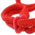 Fetish Fantasy Silk Rope Love Cuffs Red - Pipedream