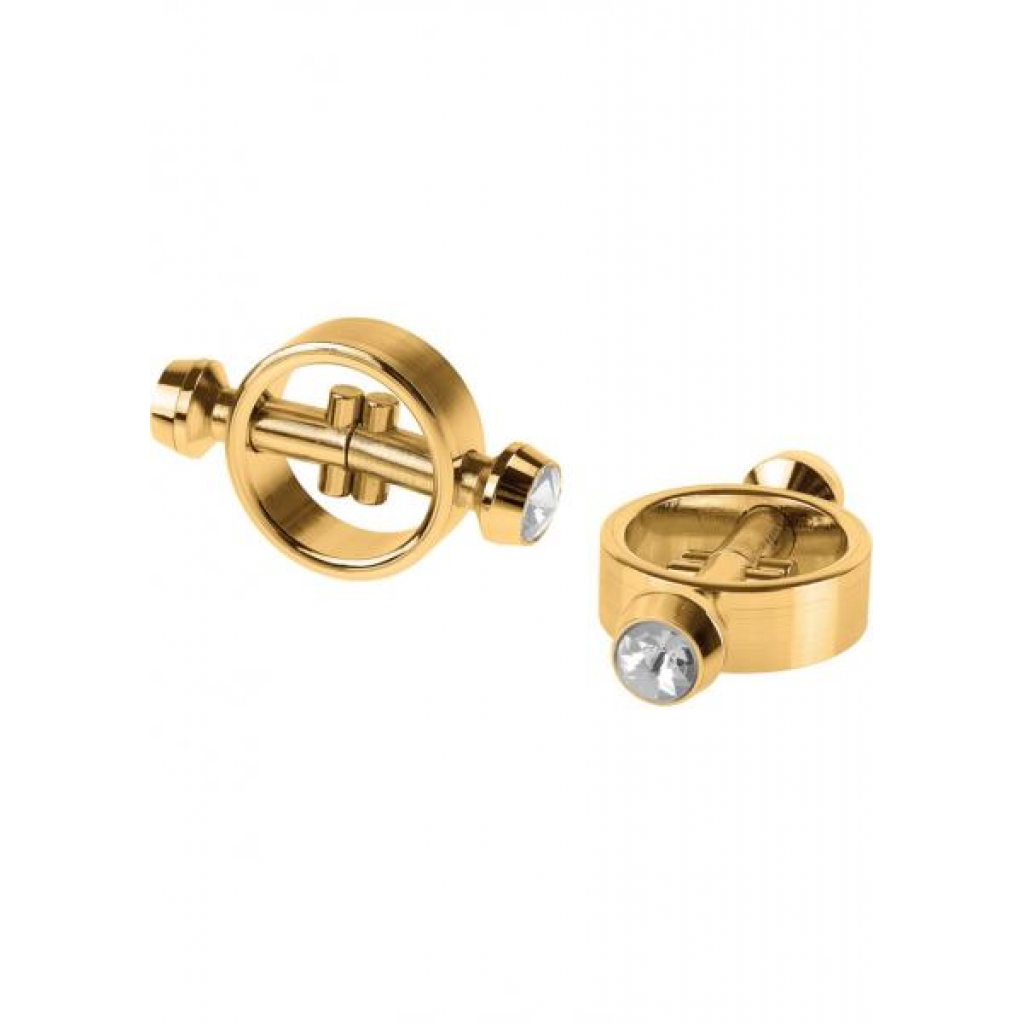 Gold Magnetic Nipple Clamps Set