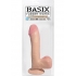 Basix Dong with Suction Cup - 7.5 Inches - Beige