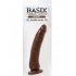 Premium 7-Inch Slim Dong with Suction Cup - Brown