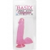 Basix Dong With Suction Cup 6 Inches Pink - Pipedream