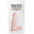 Basix Rubber Works 6 Inch Dong - Beige - Pipedream