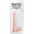 Basix Rubber Works 7.5 Inch Dong With Suction Cup Flesh - Pipedream