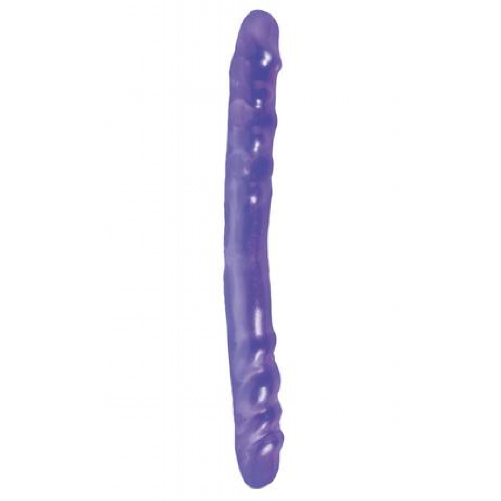 Basix Rubber Works 16 Inch Double Dong Purple - Pipedream