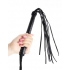 Fetish Fantasy Cat O Nine Tails Leather Whip - Black Limited Edition