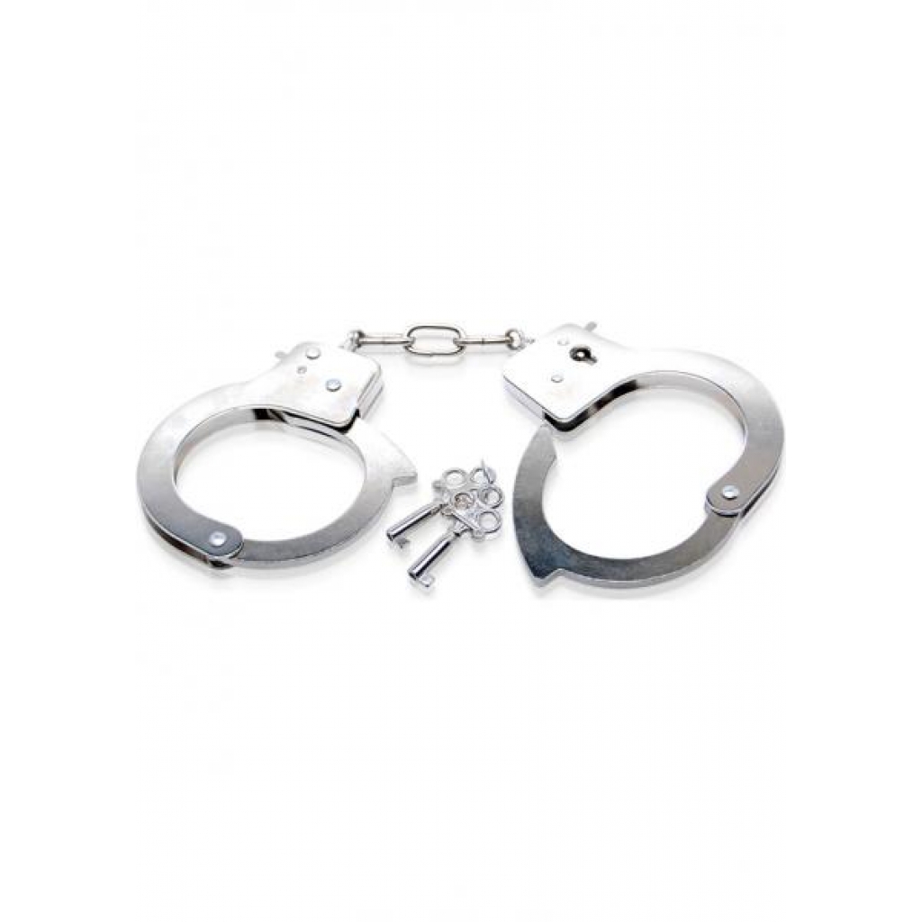 Fetish Fantasy Metal Handcuffs Silver Limited Edition - Pipedream