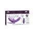 Elite Vibrating Double Delight Strap On 10 Inches Purple - Pipedream