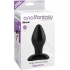 Anal Fantasy Large Silicone Plug Black