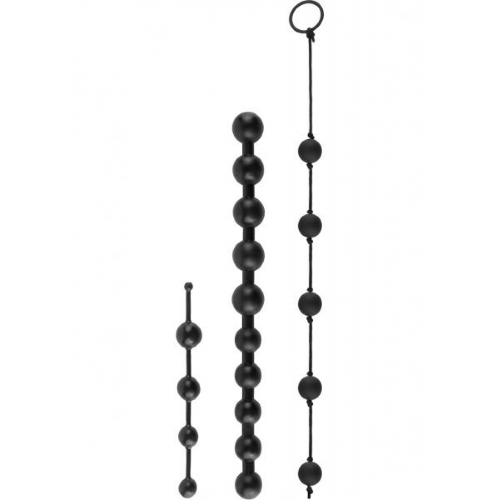 Anal Fantasy Beginners Bead Kit Black - Pipedream