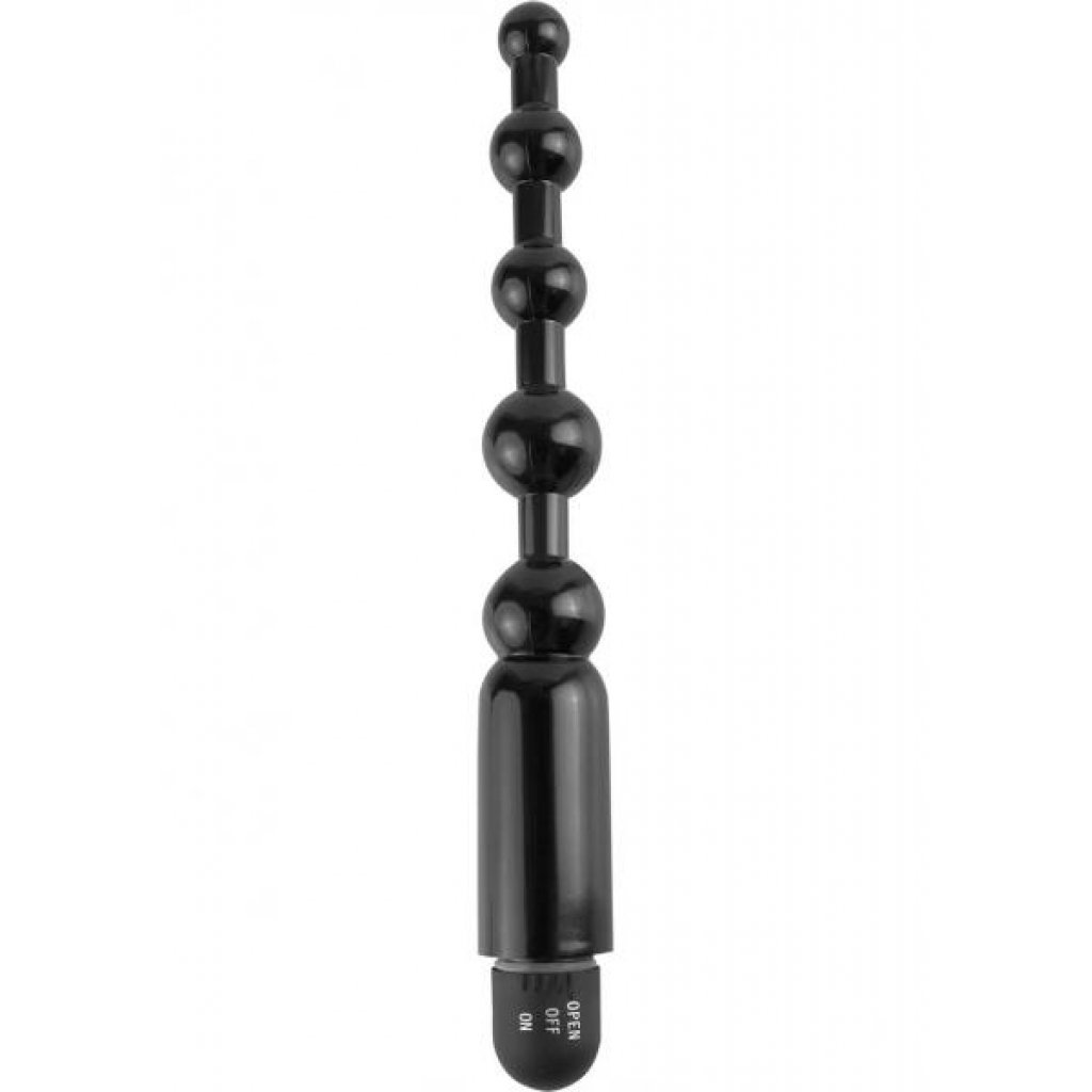 Anal Fantasy Beginner's Power Beads Waterproof Black 5 Inch - Pipedream