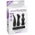 Anal Fantasy Silicone Adventure Kit Waterproof Black - Pipedream