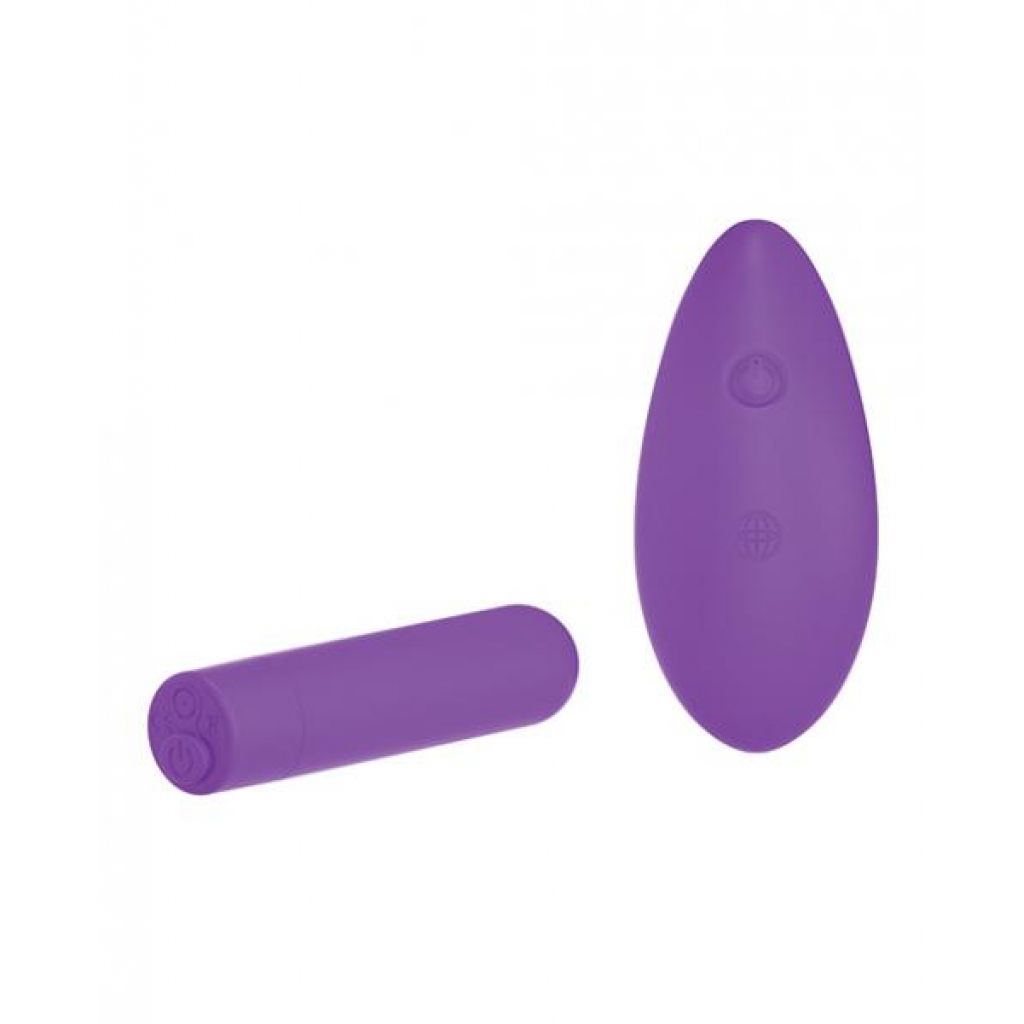 Fantasy For Her Rechargeable  Bullet Vibrator Purple - Pipedream.