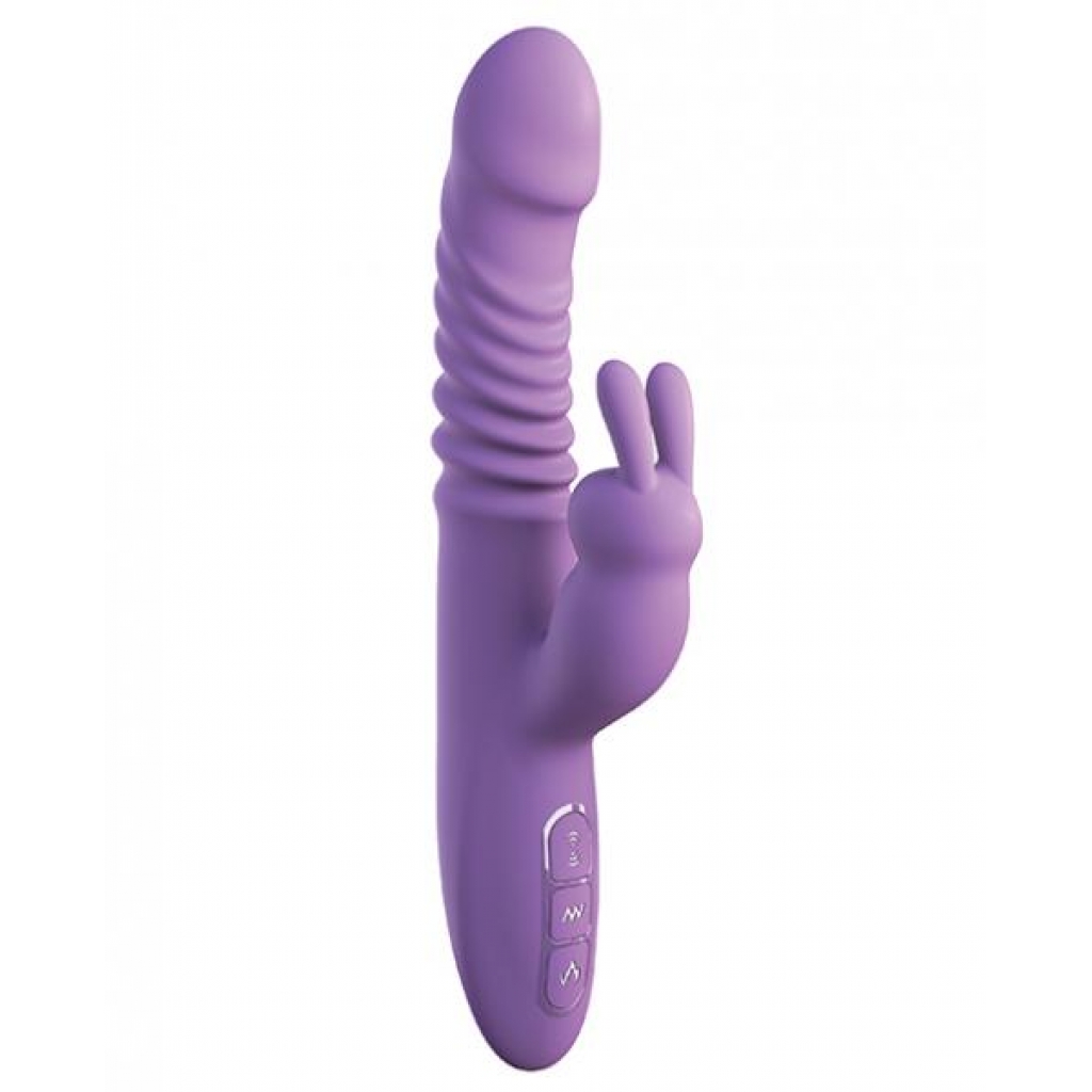 Fantasy For Her Ultimate Thrusting Rabbit Vibrator - Purple Passion