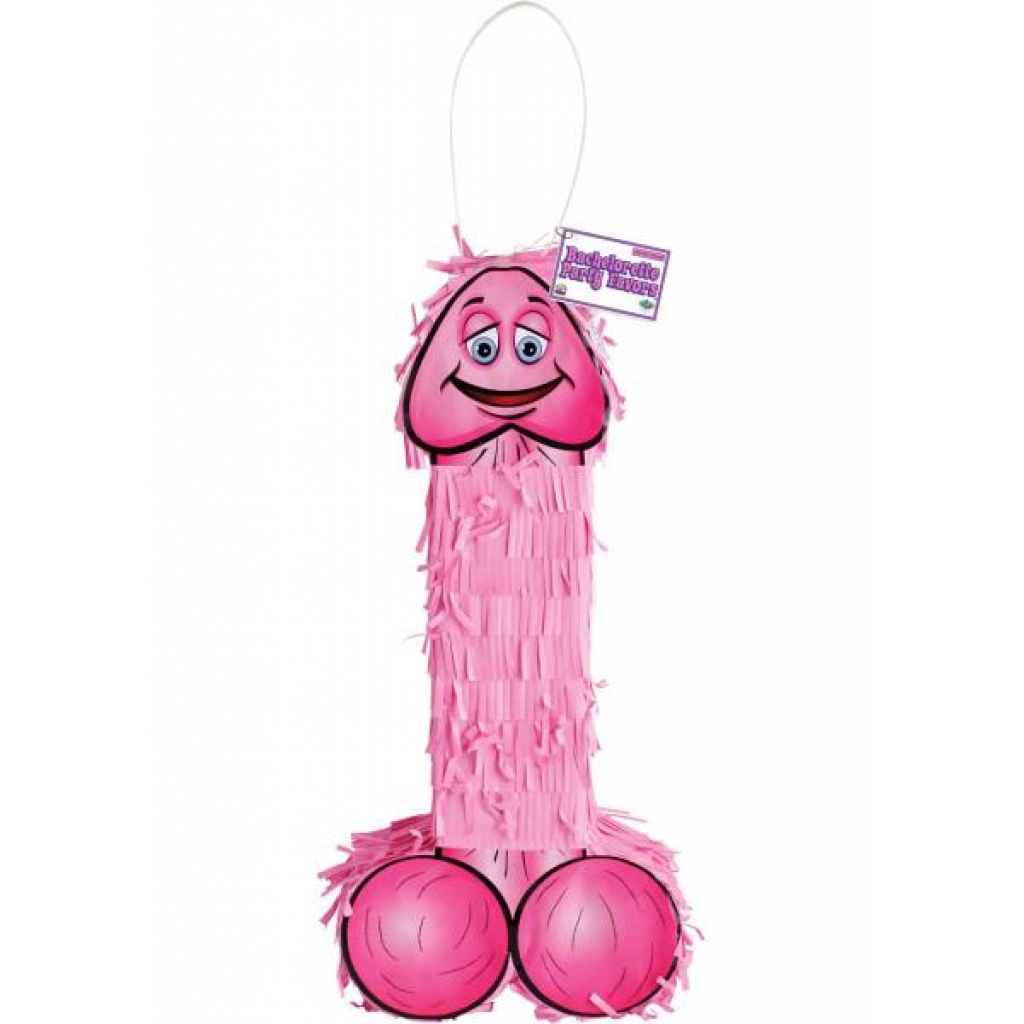 Bachelorette Party Favors Pecker Pinata 18 Inch Pink - Pipedream