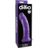 Dillio Purple 8 inches Slim Realistic Dildo - Pipedream