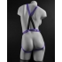 Dillio 7 Inches Strap On Suspender Harness Set - Purple